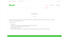 Desktop Screenshot of bioste.fi