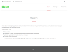 Tablet Screenshot of bioste.fi